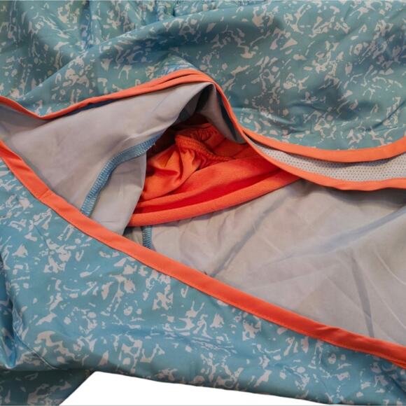 Nike Tempo Aqua and Orange Running Active Athletic Workout Shorts Plus Size 2X - Picture 7 of 13